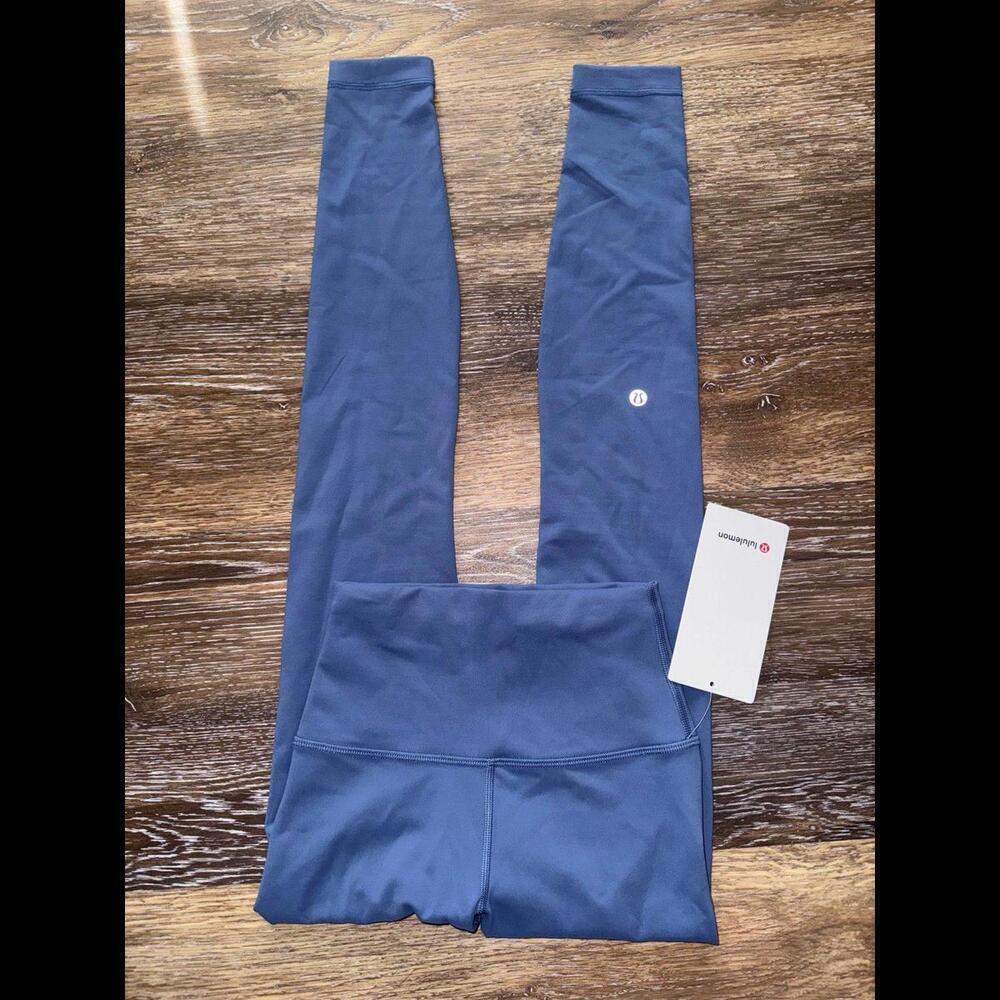 Lululemon Wunder Train High Rise 28” Oasis Blue Size 2 NWT